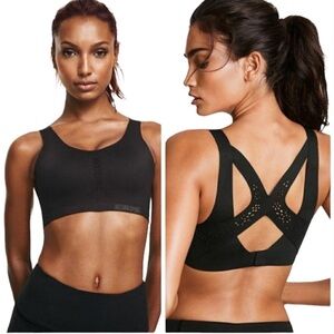 Victoria’s Secret Sport Angel Max Support Black Sports Bra